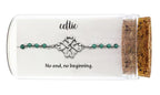 zilveren kado armband: No end,no beginning