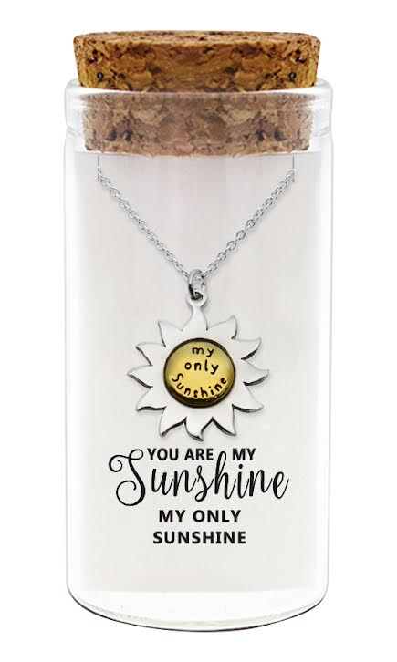 zilveren kado: ketting met zonnetje