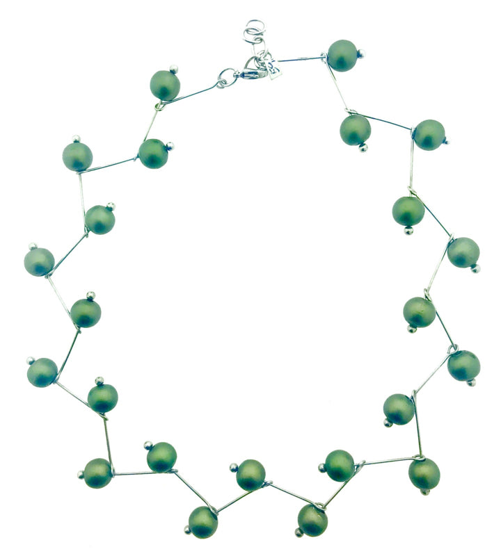 Handgemaakt collier bol versprongen