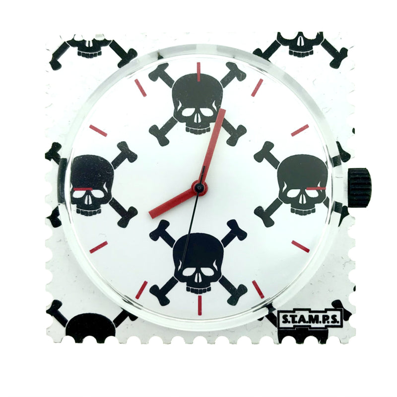 STAMPS-klokje doodshoofden