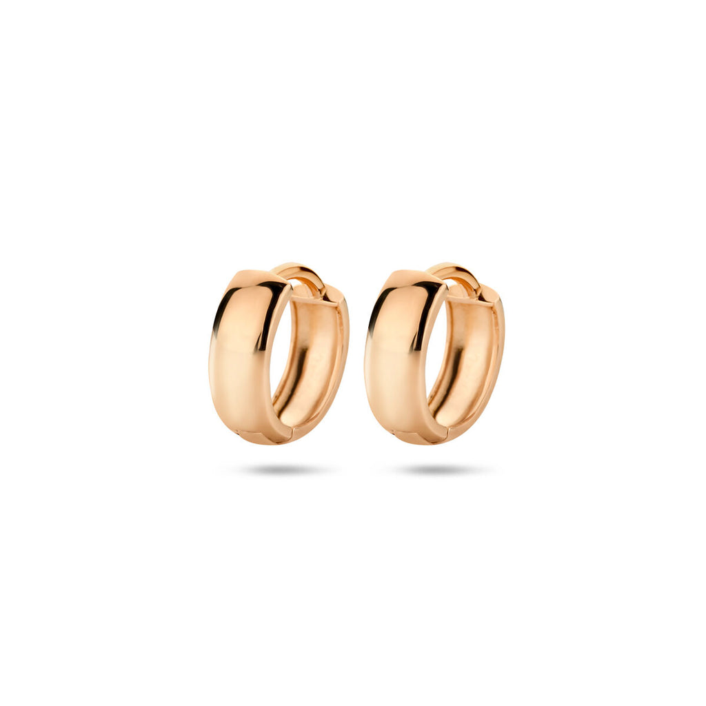 Klappohrringe 12 mm 14K Roségold