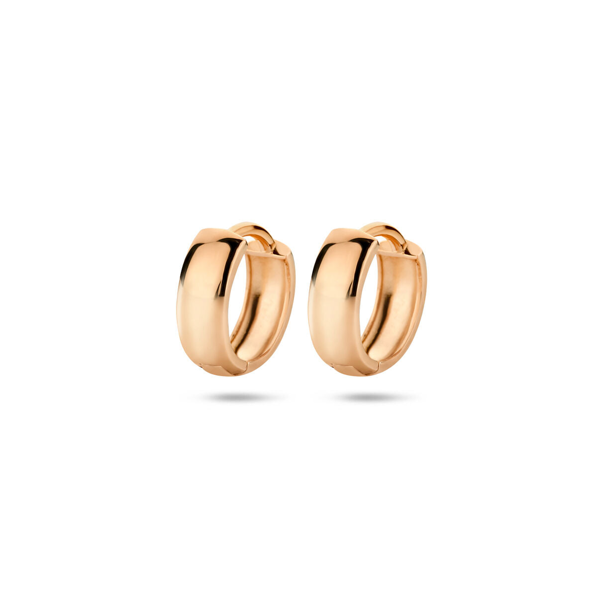 Klappohrringe 12 mm 14K Roségold