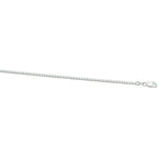 Collier venetiaans 1,7 mm zilver wit