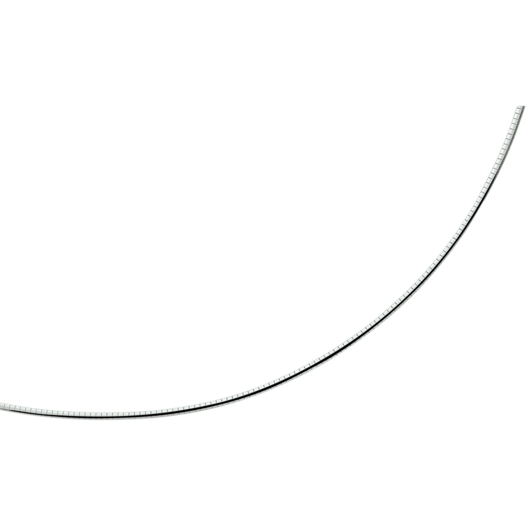 Collier omega bol 2,75 mm zilver wit