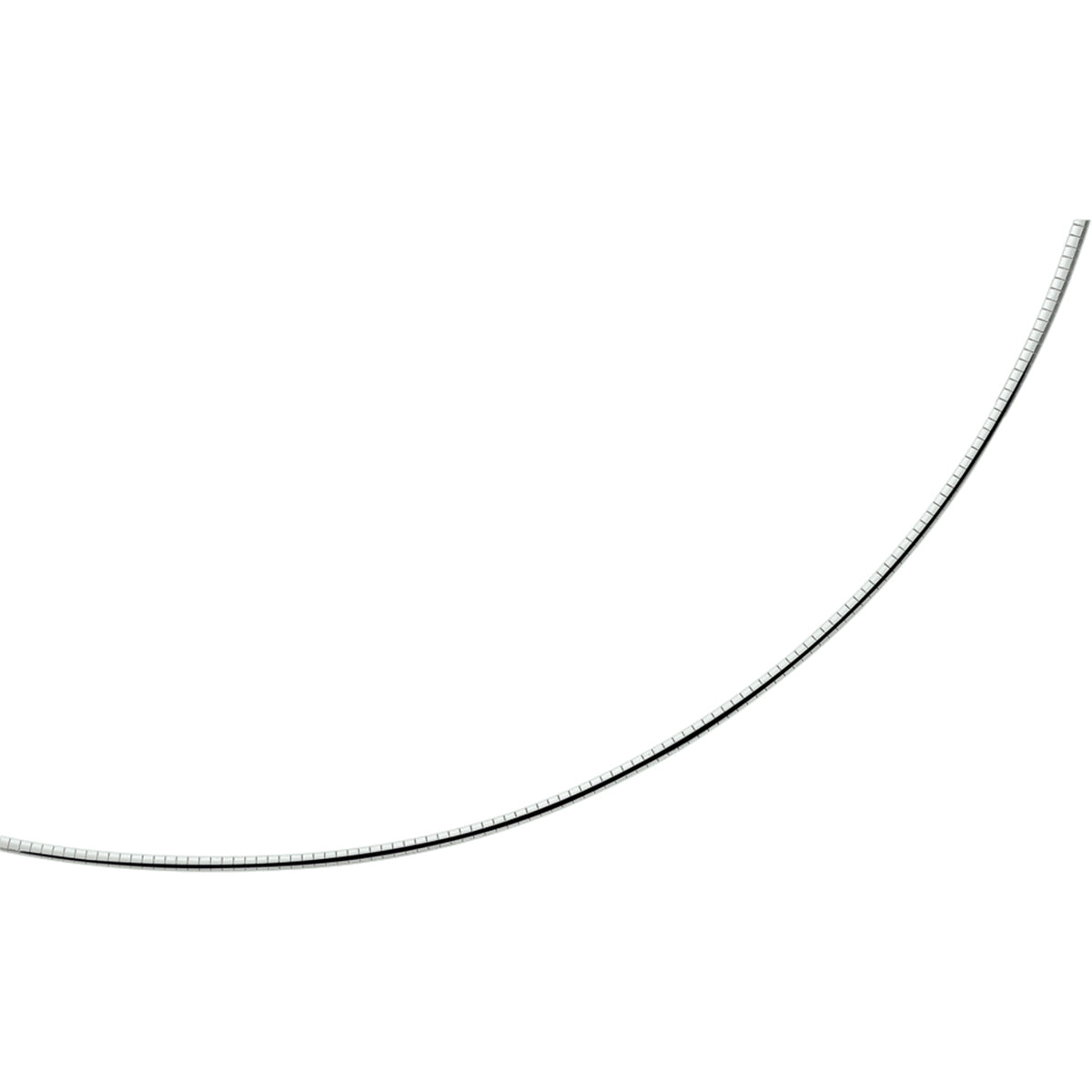 Collier omega bol 2,75 mm zilver wit