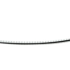 Collier omega bol 2,75 mm zilver wit