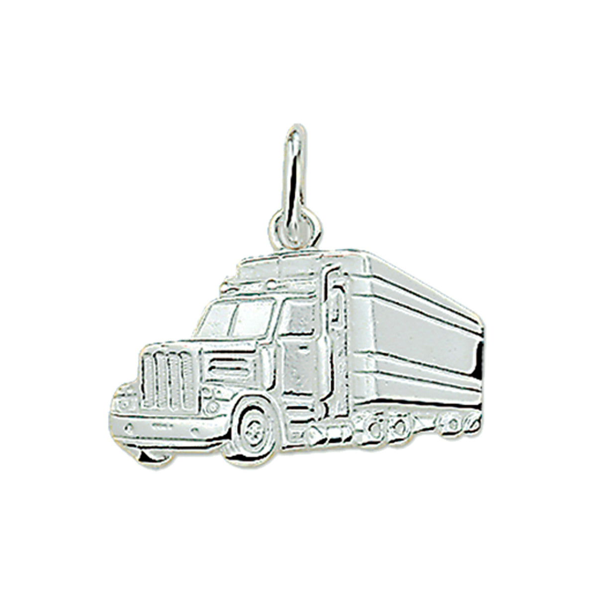 Hanger amerikaanse truck zilver wit