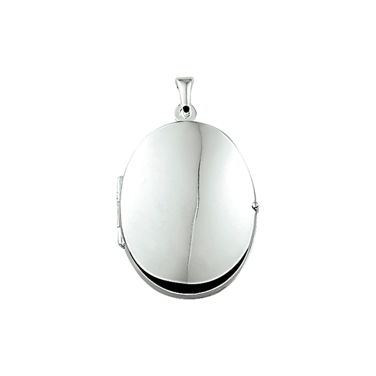 Medaillon zilver wit