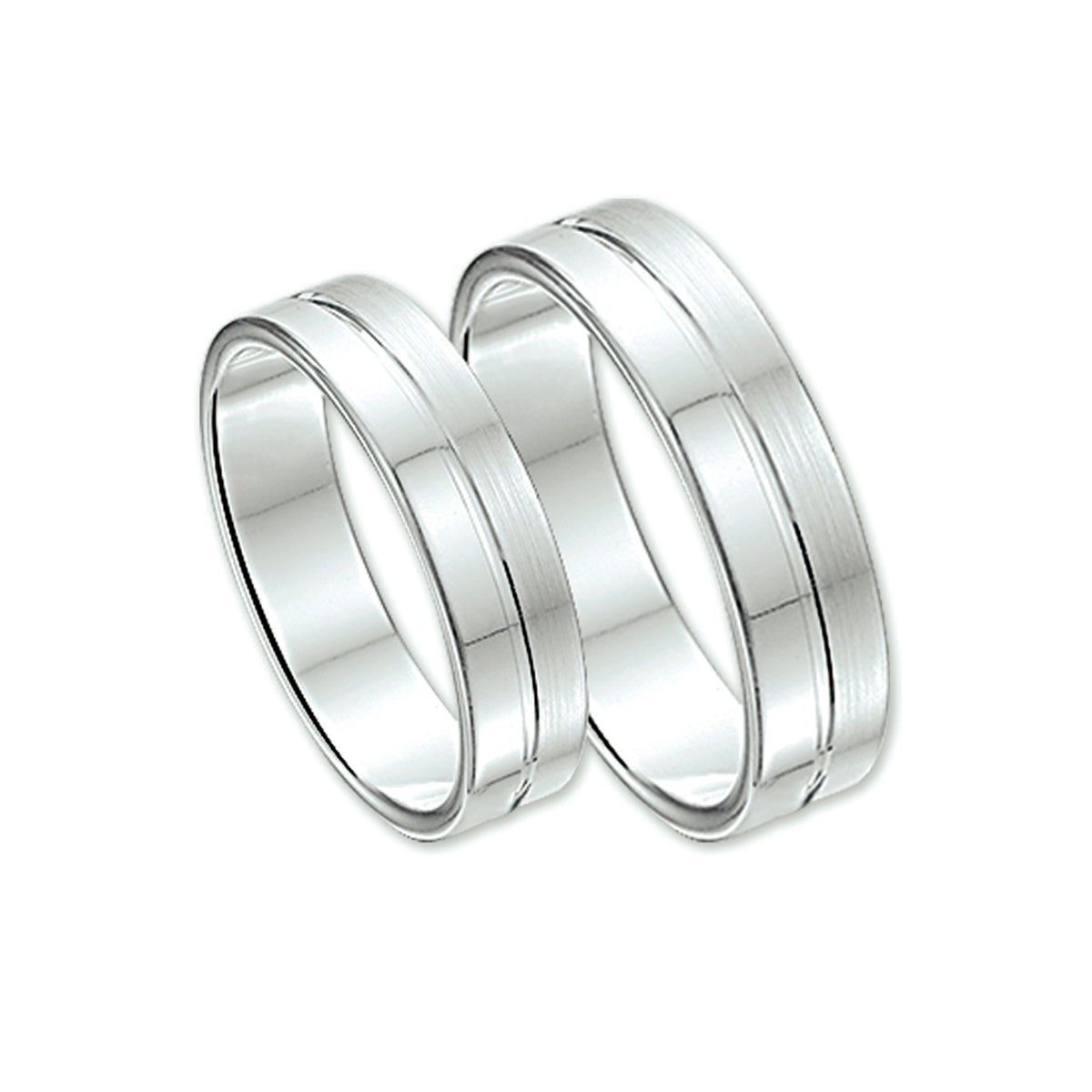 Relatiering gediamanteerd zilver wit