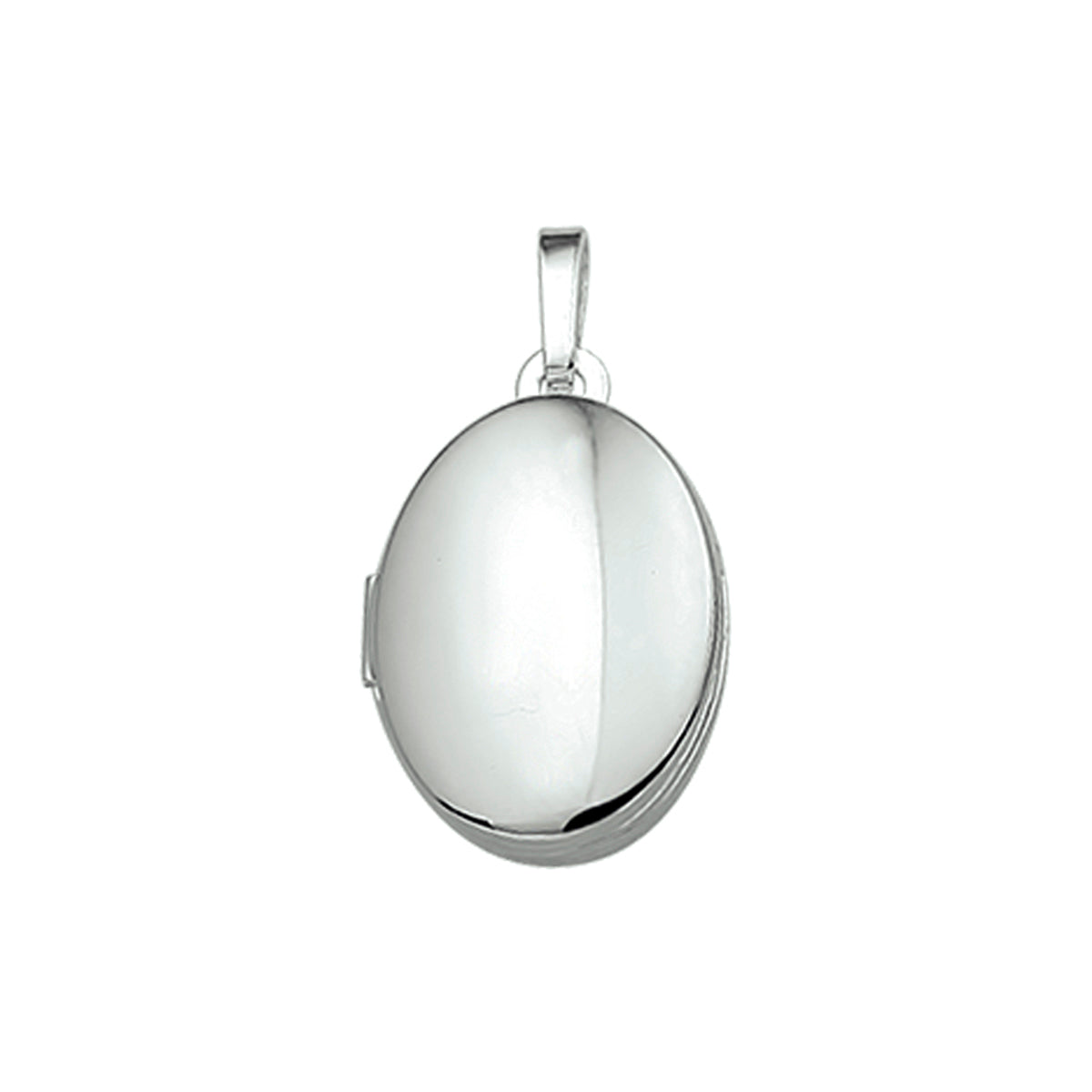 Medaillon zilver wit