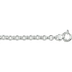 Armband jasseron 8,3 mm met groot springslot zilver wit