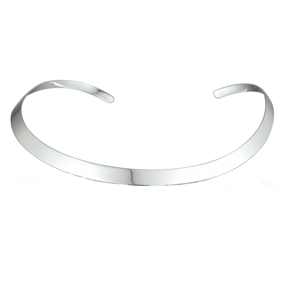 Collier spang zilver wit