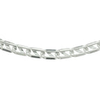 Anker plat 7,0 mm zilver wit