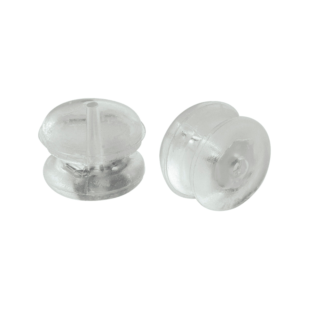 Siliconen poussetten zilver wit