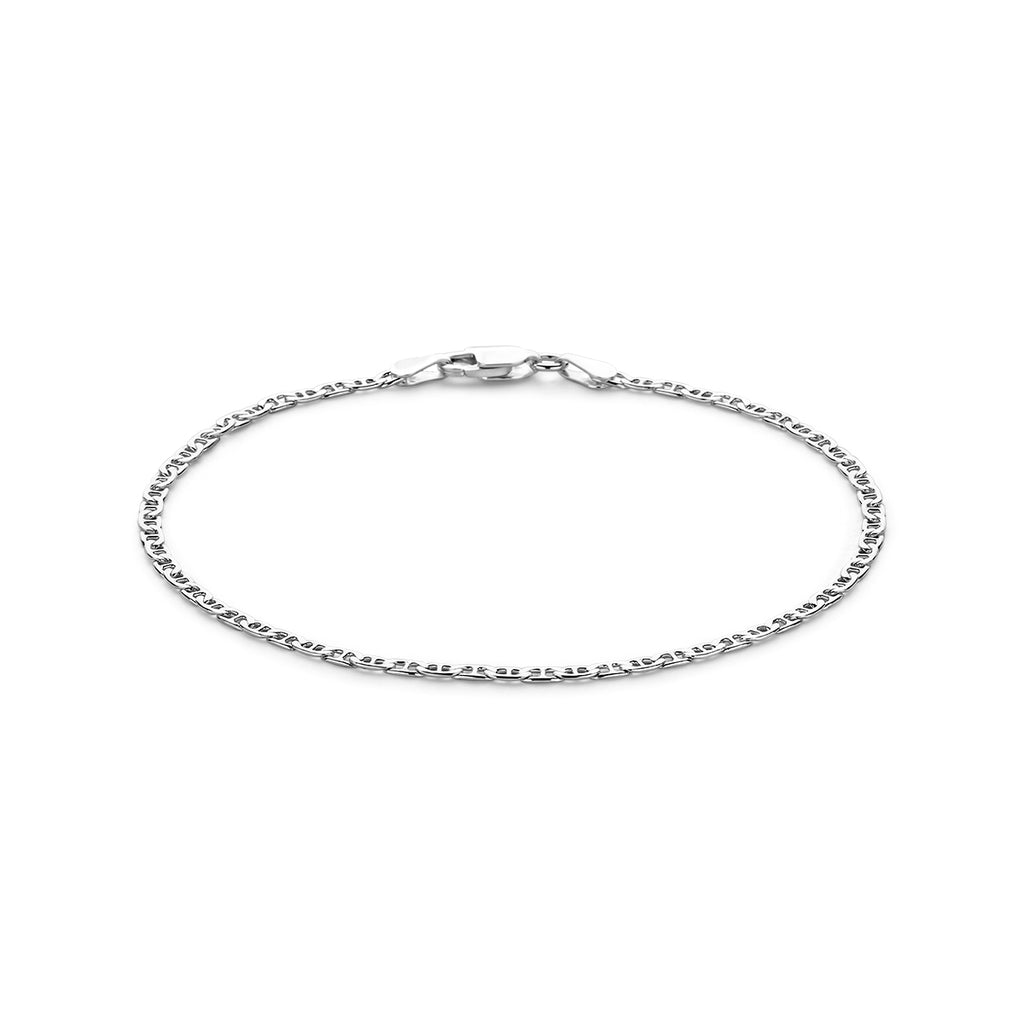 Anker 2,3 mm zilver wit