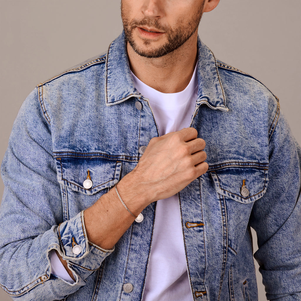 Anker 2,3 mm zilver wit