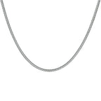 Collier oxi vossestaart 2,0 mm zilver geoxideerd