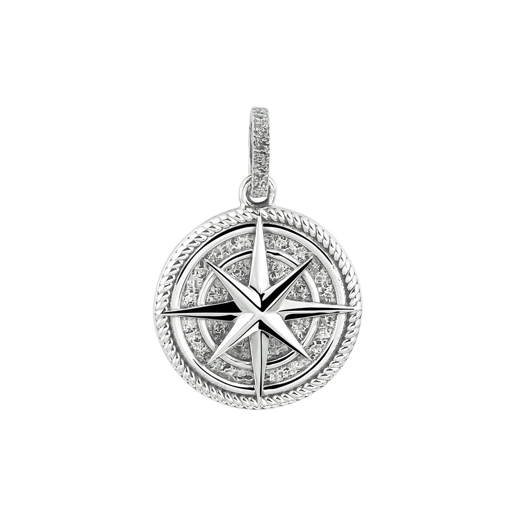 Hanger oxi ster zilver geoxideerd