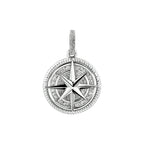 Hanger oxi ster zilver geoxideerd