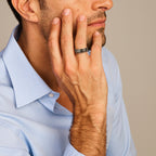 Ring oxi zilver geoxideerd