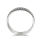 Ring oxi zilver geoxideerd