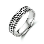 Ring oxi zilver geoxideerd