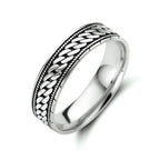 Ring oxi zilver geoxideerd