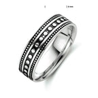 Ring oxi zilver geoxideerd