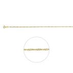 singapore 1,8 mm 14K geelgoud