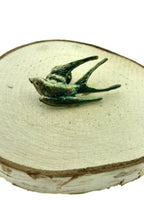 Broche zwaluw groen