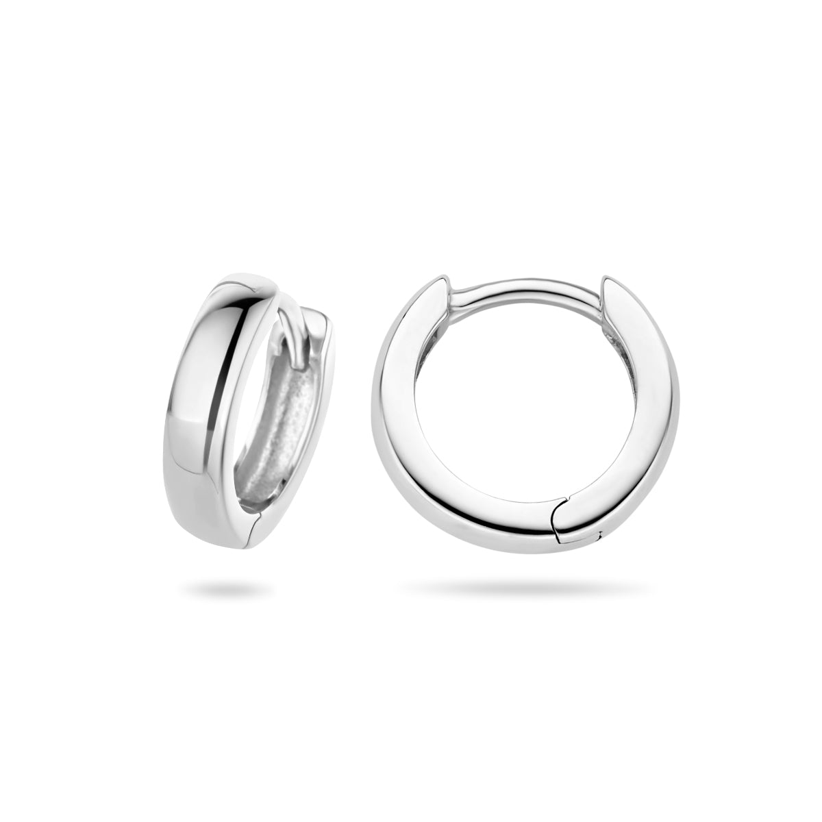 Klapoorringen 3 mm bol zilver gerhodineerd