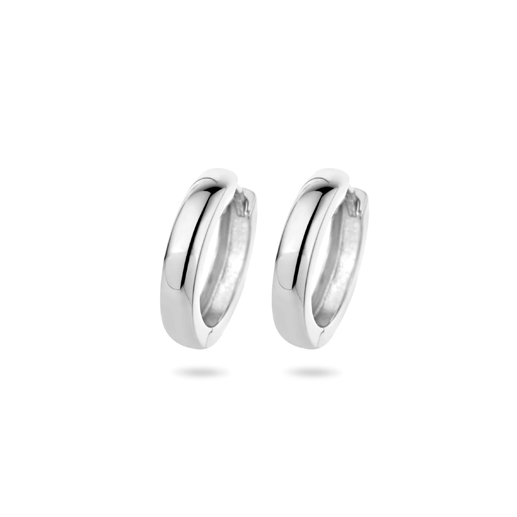 Klapoorringen 3 mm bol zilver gerhodineerd