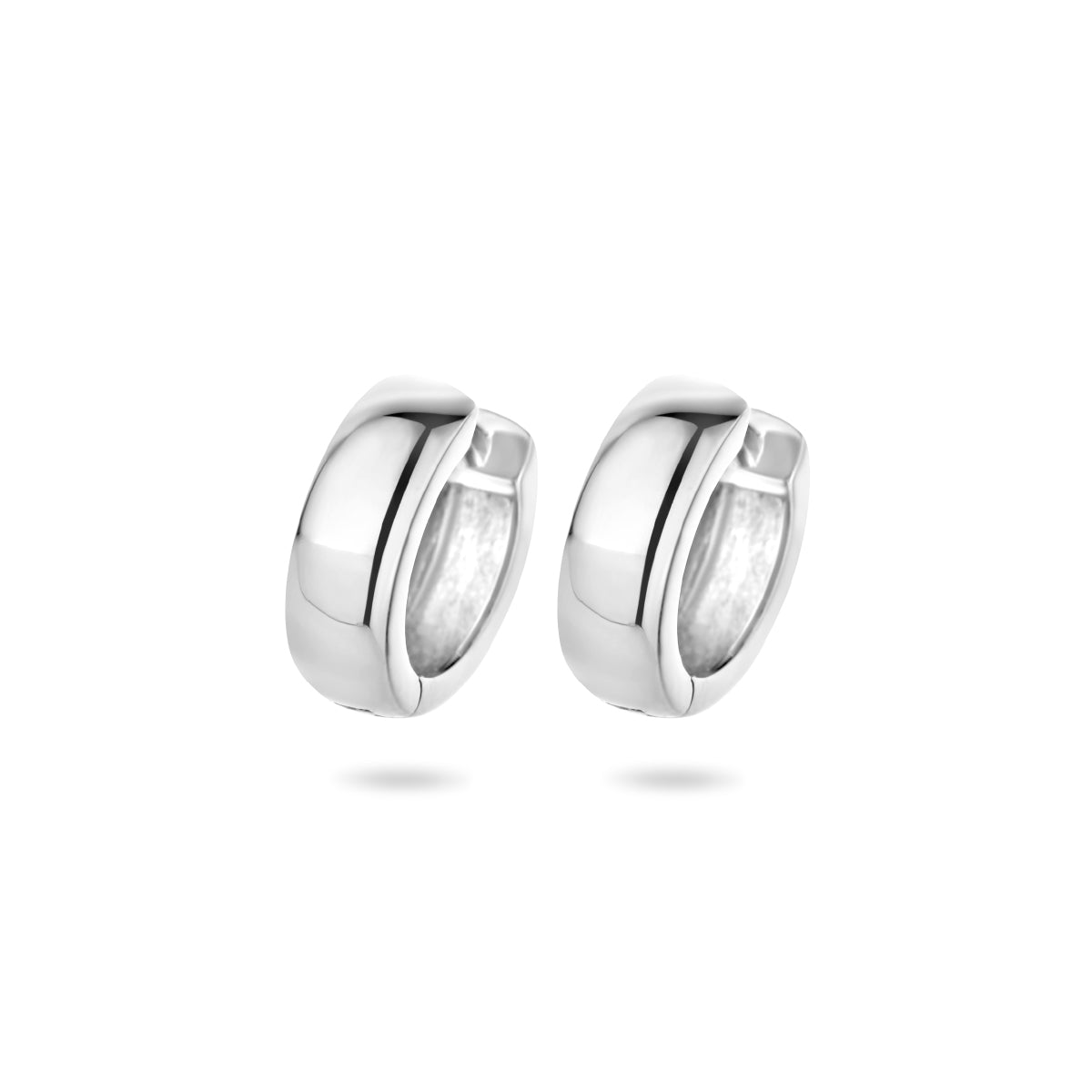 Klapoorringen 4 mm bol zilver gerhodineerd