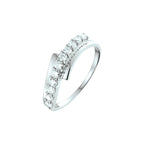 Ring zirkonia zilver gerhodineerd