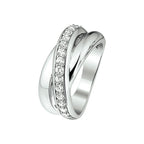 Ring zirkonia zilver gerhodineerd