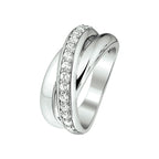 Ring zirkonia zilver gerhodineerd