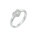 Ring zirkonia zilver gerhodineerd