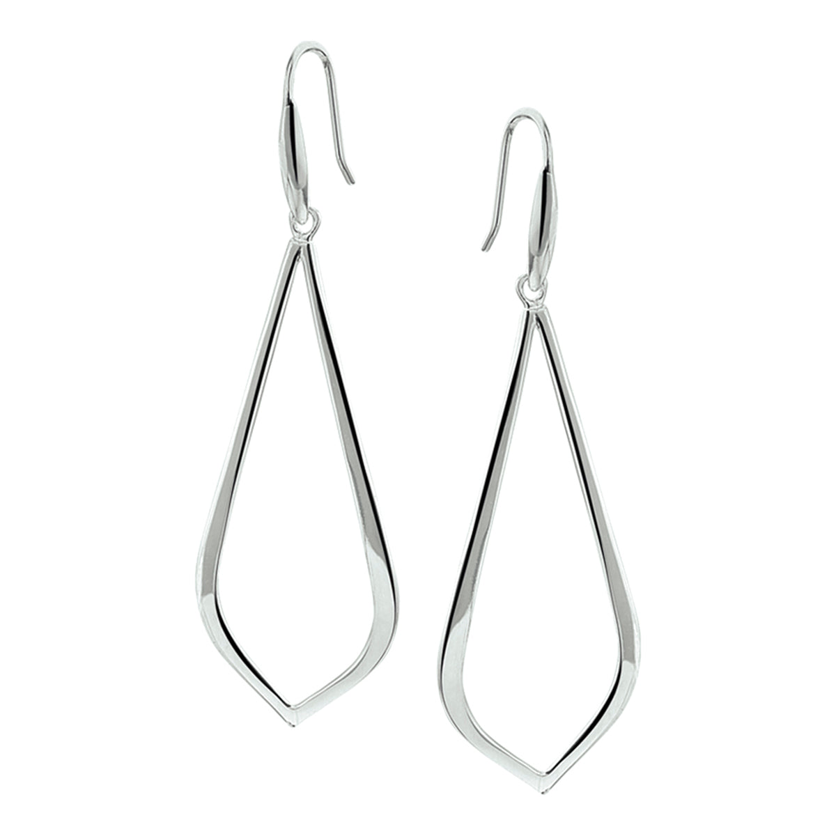 Oorhangers franse haak zilver gerhodineerd