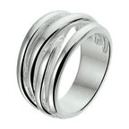 Ring zilver gerhodineerd