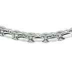 Collier zilver gerhodineerd