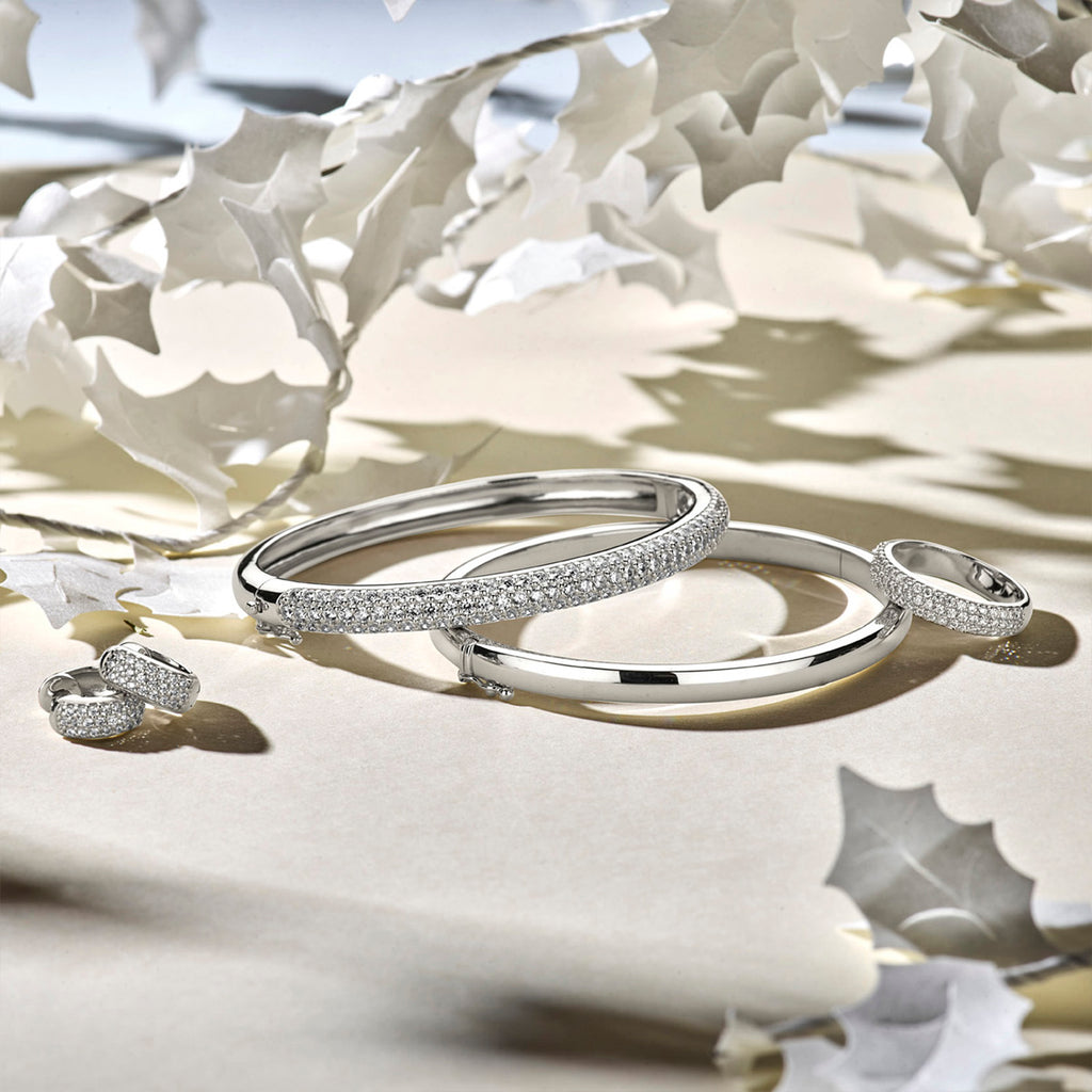 Ring zirkonia zilver gerhodineerd