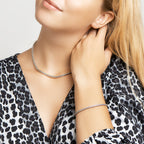 Vossestaart 4,0 mm zilver gerhodineerd