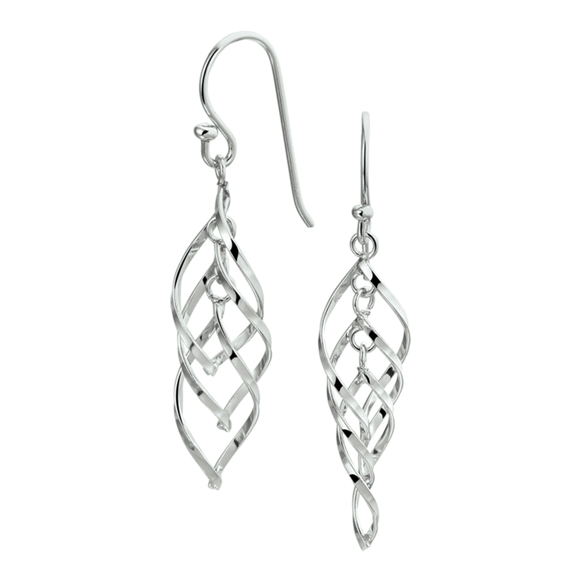 Oorhangers franse haak zilver gerhodineerd