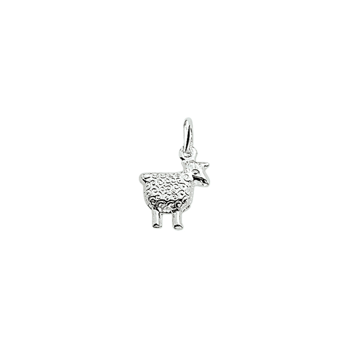 Hanger schaap zilver gerhodineerd