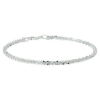 Armband fantasie 3,0 mm zilver gerhodineerd