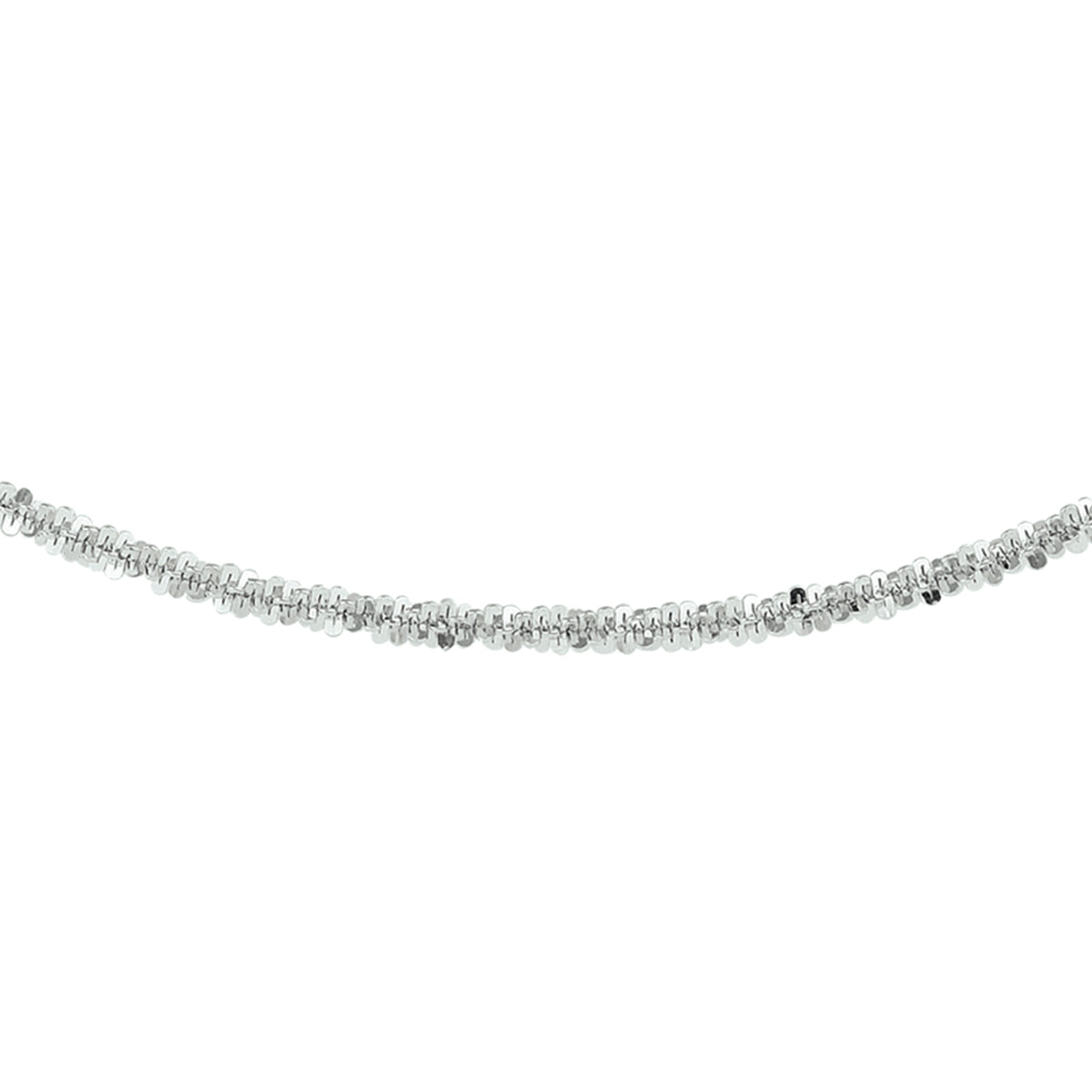 Collier 3,0 mm 45 cm zilver gerhodineerd