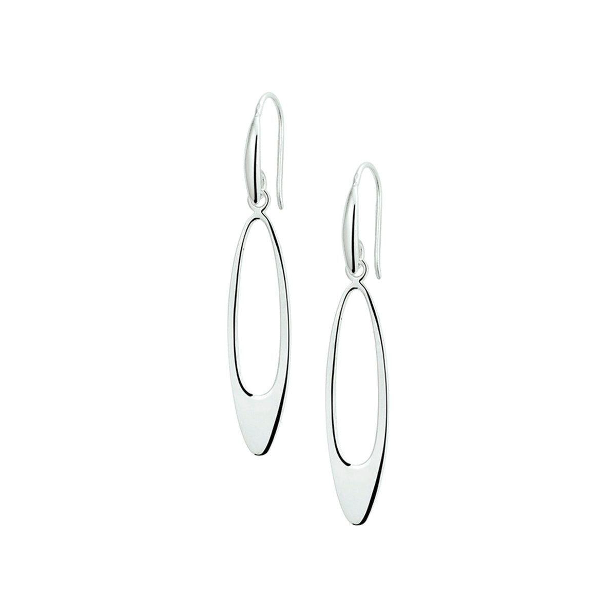 Oorhangers franse haak zilver gerhodineerd