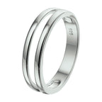 Ring zilver gerhodineerd