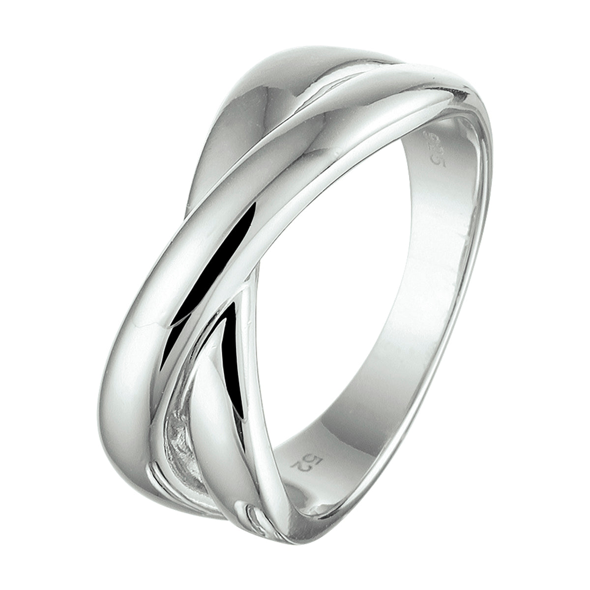 Ring zilver gerhodineerd