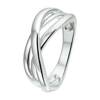 Ring zilver gerhodineerd